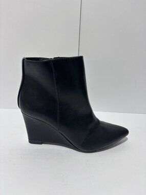 Rachel Zoe Women’s Alana, Black Wedge Ankle Booties, Size 6.5 M